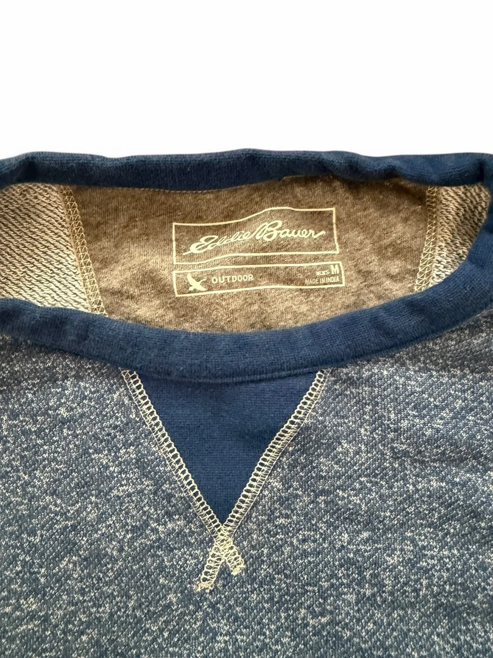 Vintage Eddie Bauer Blue Heathered Crewneck Sweatshirt
